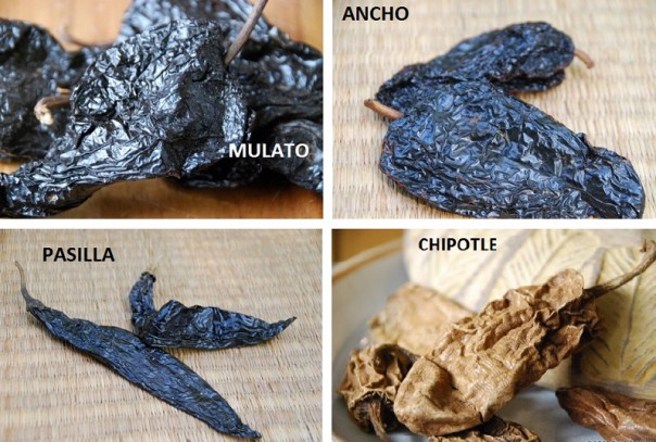 meksicke paprike za mole poblano