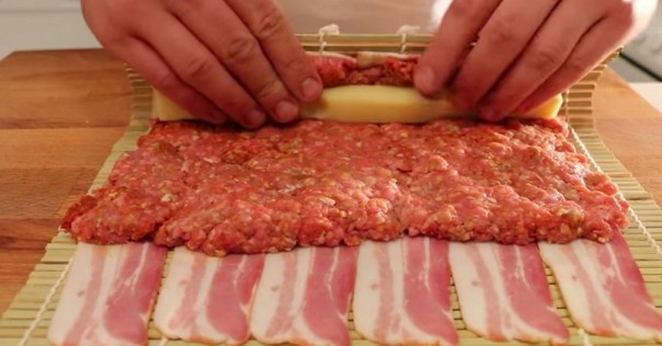 priprema rolata sa slaninom