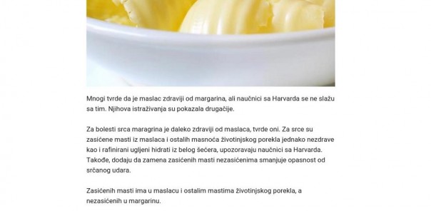 maslac margarin