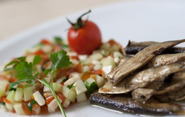 dimljena sardina i sopska salata 4