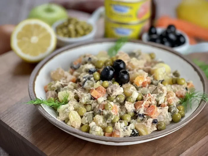 Posna Ruska salata na španski način – Ensaladilla Rusa