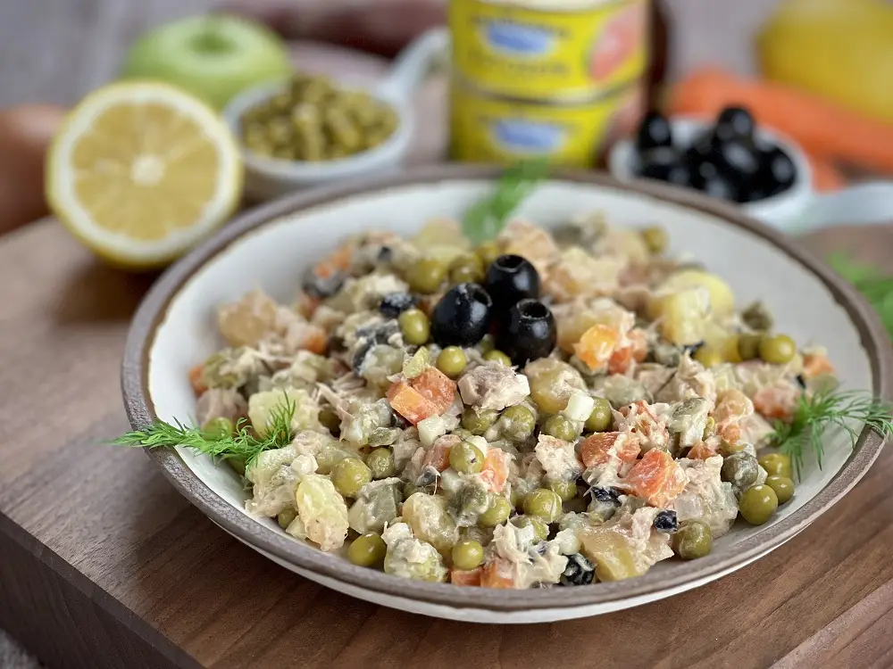 Posna Ruska salata na španski način – Ensaladilla Rusa