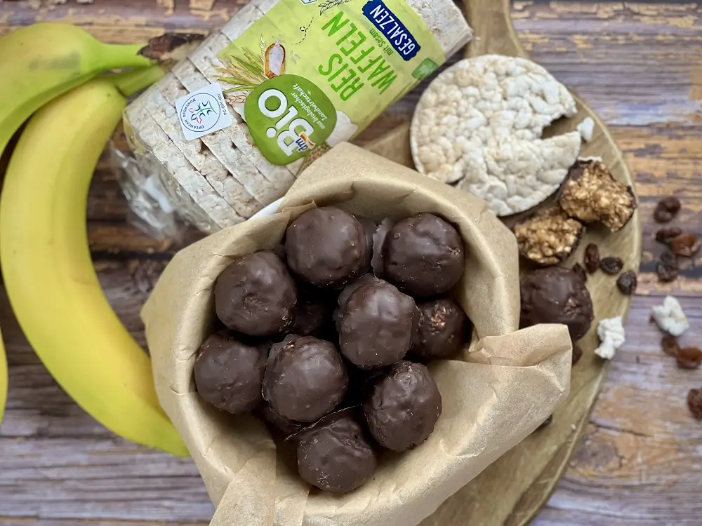 Čokoladne kuglice od pirinčanih galeta